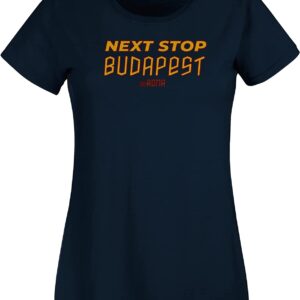 Settantallora - T-Shirt Donna T-Shirt celebrativa Finale Europa League Roma. Maglia Next Stop Budapest euROMA per Veri Ultras 31