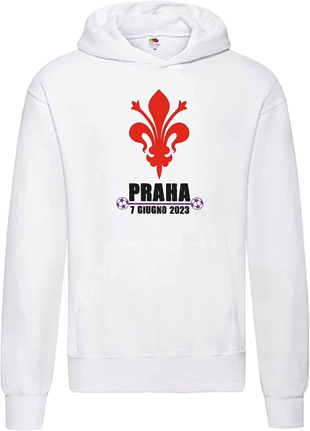 Settantallora - Felpa Cappuccio Uomo Fiorentina Maglia Celebrativa Finale di Conference. T-Shirt per Veri Supporter della Viola 1 Settantallora - Felpa Cappuccio Uomo Fiorentina Maglia Celebrativa Finale di Conference. T-Shirt per Veri Supporter della Viola