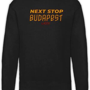 Settantallora - Felpa Girocollo T-Shirt celebrativa Finale Europa League Roma. Maglia Next Stop Budapest euROMA per Veri Ultras