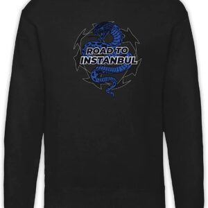 Settantallora - Felpa Girocollo T-Shirt celebrativa Finale Champions League Internazionale Milano. Maglia Road to Instabul 10