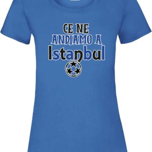 Settantallora - T-Shirt Donna Celebra la Finale della Coppa Campioni del 10 Giugno 2023, Ce ne Andiamo a Istanbul' Indossa la