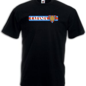 Settantallora - T-Shirt Maglietta Maglia Must Have PE RI Veri Supporter del Catania con Stemma inspirato ai Colori della Città