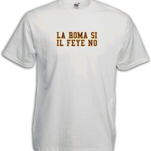 Settantallora - T-Shirt Maglietta T-Shirt Supporter Ultras Roma Si Il Feye No. Maglie celebrativa Conference League