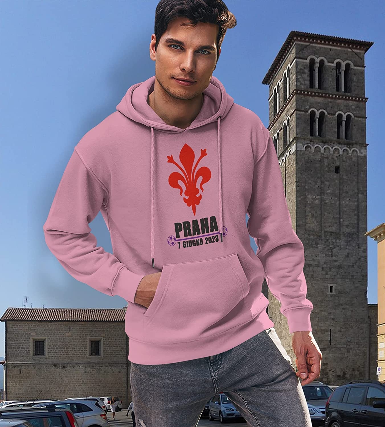 Settantallora - Felpa Cappuccio Uomo Fiorentina Maglia Celebrativa Finale di Conference. T-Shirt per Veri Supporter della Viola 17 Settantallora - Felpa Cappuccio Uomo Fiorentina Maglia Celebrativa Finale di Conference. T-Shirt per Veri Supporter della Viola - immagine 17