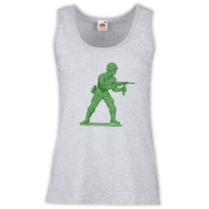 Canottiera Donna - J103 Soldato di plastica giochi vintage soldatino guerra