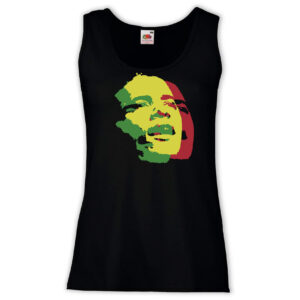 Canottiera Donna - J109 Obama Reagge jamaica 3D