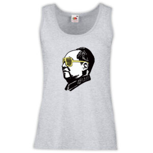 Canottiera Donna - J110 Mao tse tung Occhiali Speciali Ironico Fashion