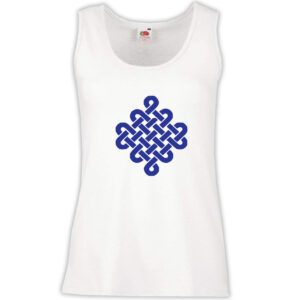 Canottiera Donna - J116 Nodo infinito Shrivatsa Dalai Lama karma Buddha