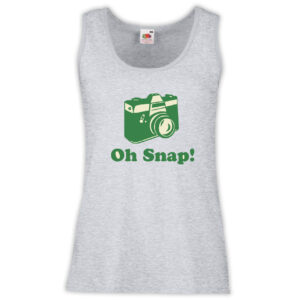 Canottiera Donna - J124 Oh Snap! Scatto Macchina Fotografica Foto retrò