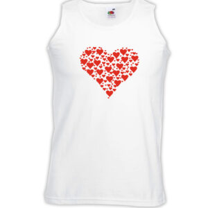 Canottiera Uomo - J147 Cuore Heart Amore Love San Valentino