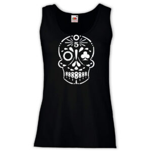 Canottiera Donna - J27 Bicycle mexican skull Teschio