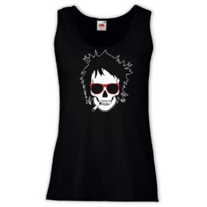 Canottiera Donna - J28 Sid skull Teschio frontman punk rock