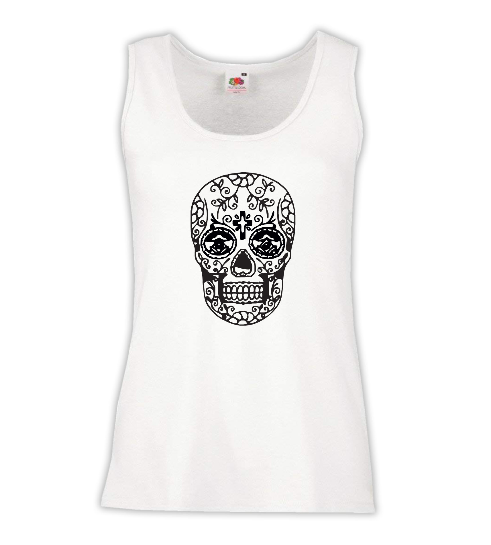 Canottiera Donna - J32 Mexican Sugar Skull Tattoo Day of the Dead 1 Canottiera Donna - J32 Mexican Sugar Skull Tattoo Day of the Dead