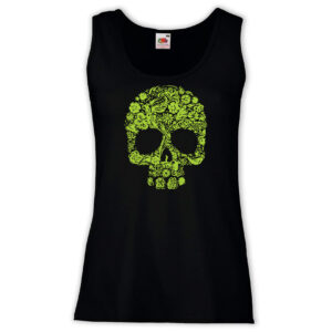 Canottiera Donna - J34 Mexican Sugar Skull Tattoo Day of the Dead