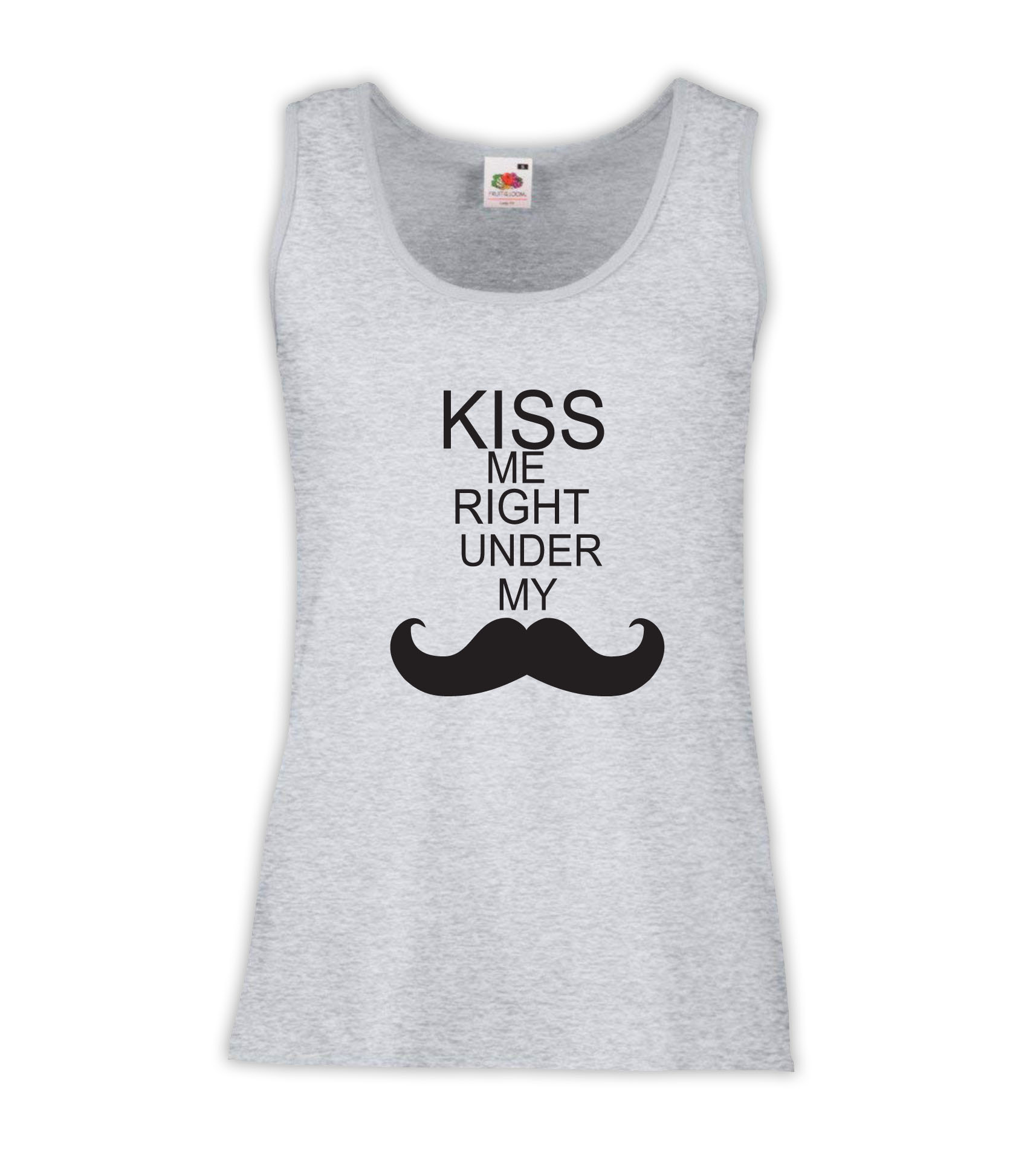 Canottiera Donna - J43 Kiss me right under my mustache 1 Canottiera Donna - J43 Kiss me right under my mustache