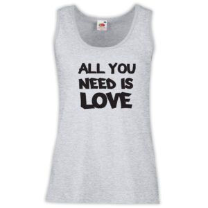 Canottiera Donna - J75 All you need is love