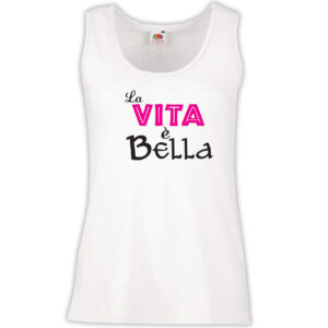 Canottiera Donna - J80 La vita è bella