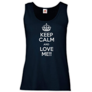 Canottiera Donna - J84 Keep Calm and Love me