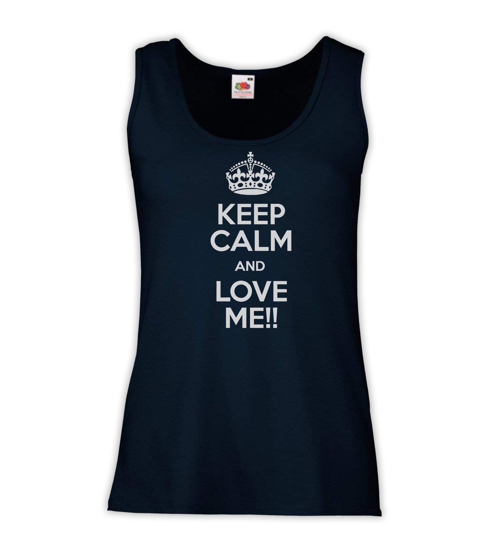 Canottiera Donna - J84 Keep Calm and Love me 1 Canottiera Donna - J84 Keep Calm and Love me