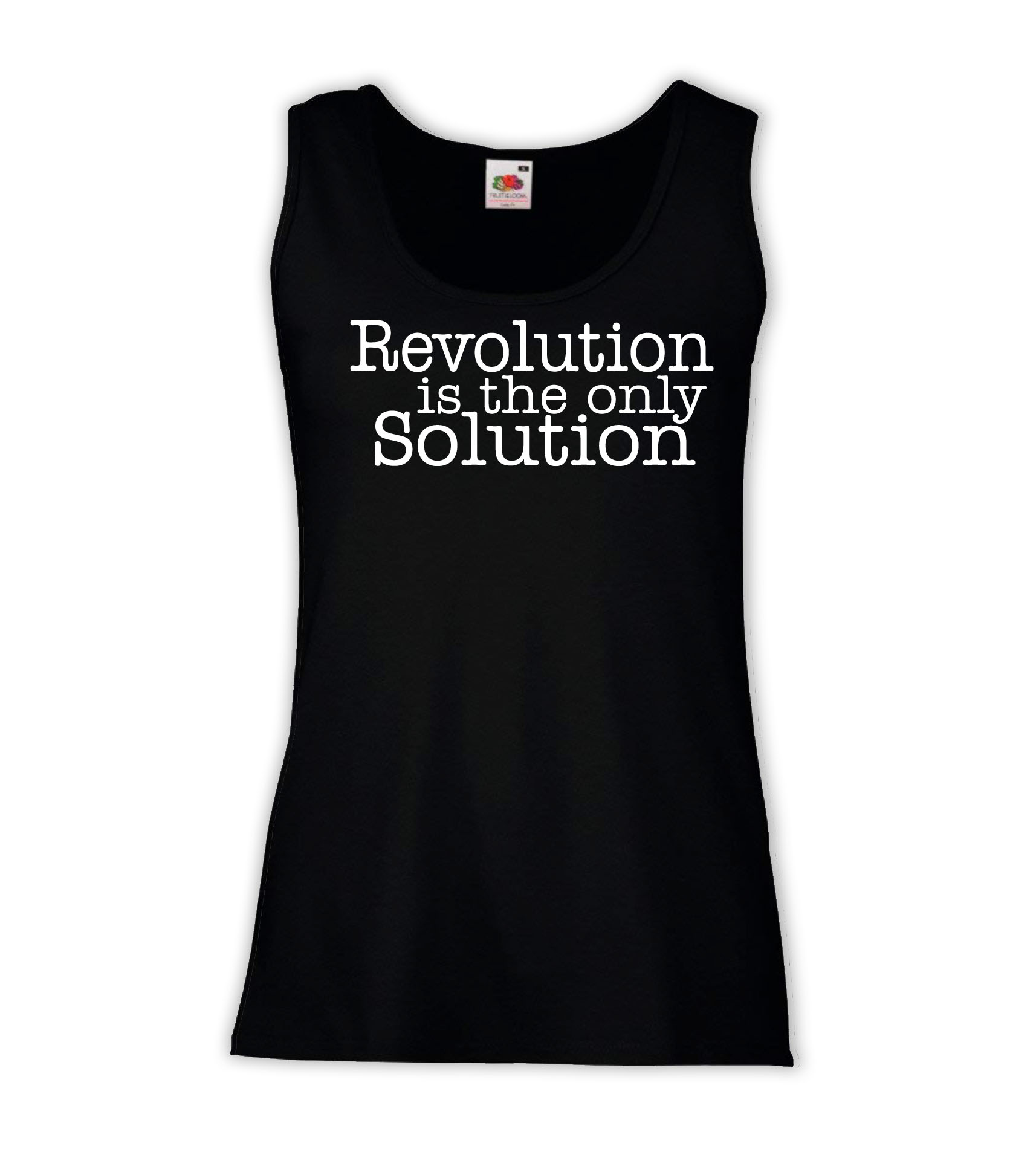 Canottiera Donna - J98 Revolution is only solution 1 Canottiera Donna - J98 Revolution is only solution