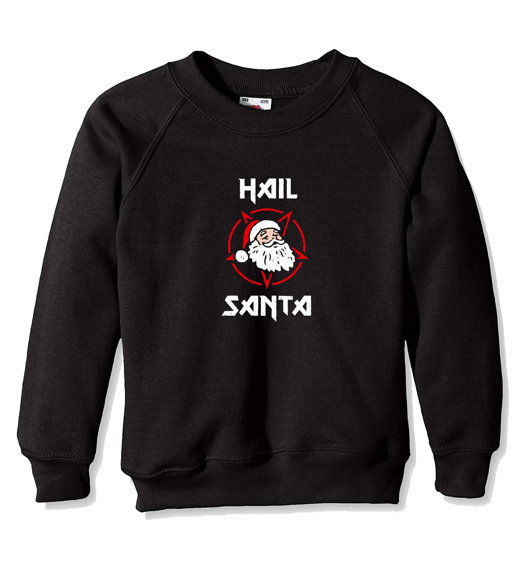Felpa girocollo bambino - Hail Santa Heavy Metal Inspired 1 Felpa girocollo bambino - Hail Santa Heavy Metal Inspired