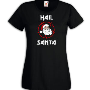 T-shirt donna - Hail Santa Heavy Metal Inspired