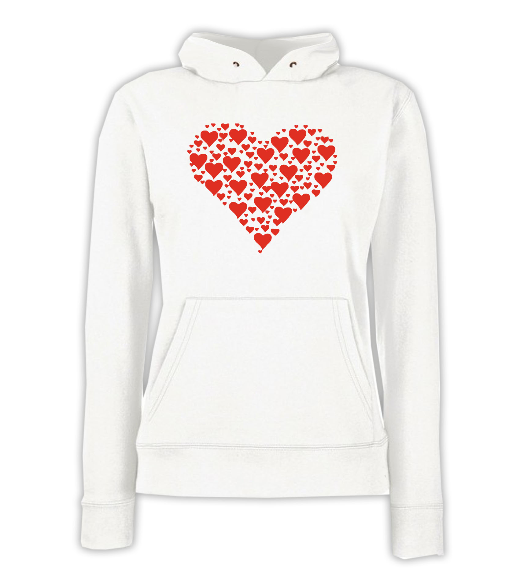 Felpa Cappuccio Donna - J147 Cuore Heart Amore Love San Valentino 1 Felpa Cappuccio Donna - J147 Cuore Heart Amore Love San Valentino