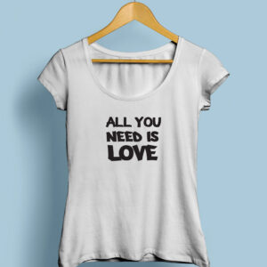 T-shirt donna - All you need is love