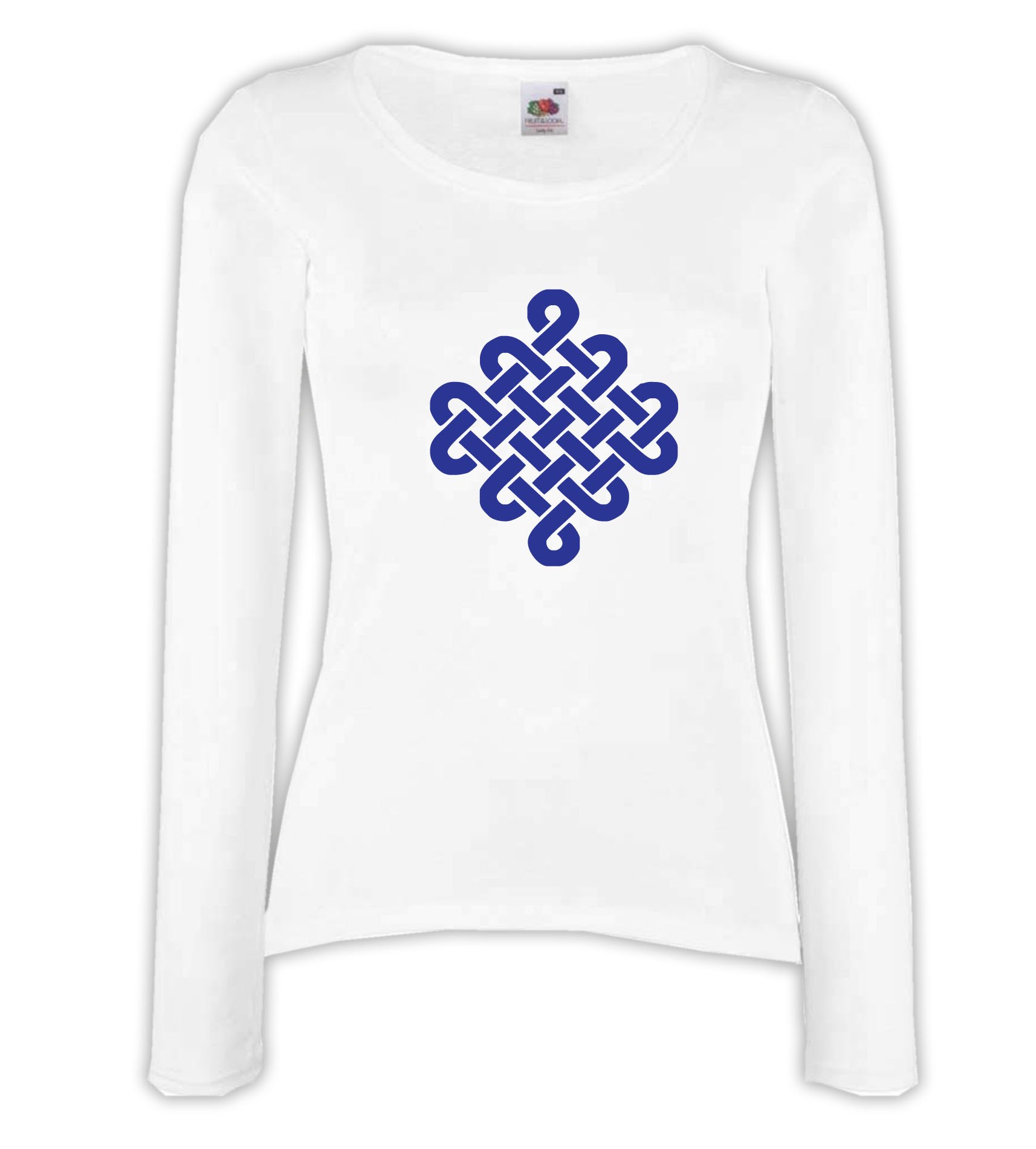 T-shirt manica lunga donna - J116 Nodo infinito Shrivatsa Dalai Lama karma Buddha 1 T-shirt manica lunga donna - J116 Nodo infinito Shrivatsa Dalai Lama karma Buddha