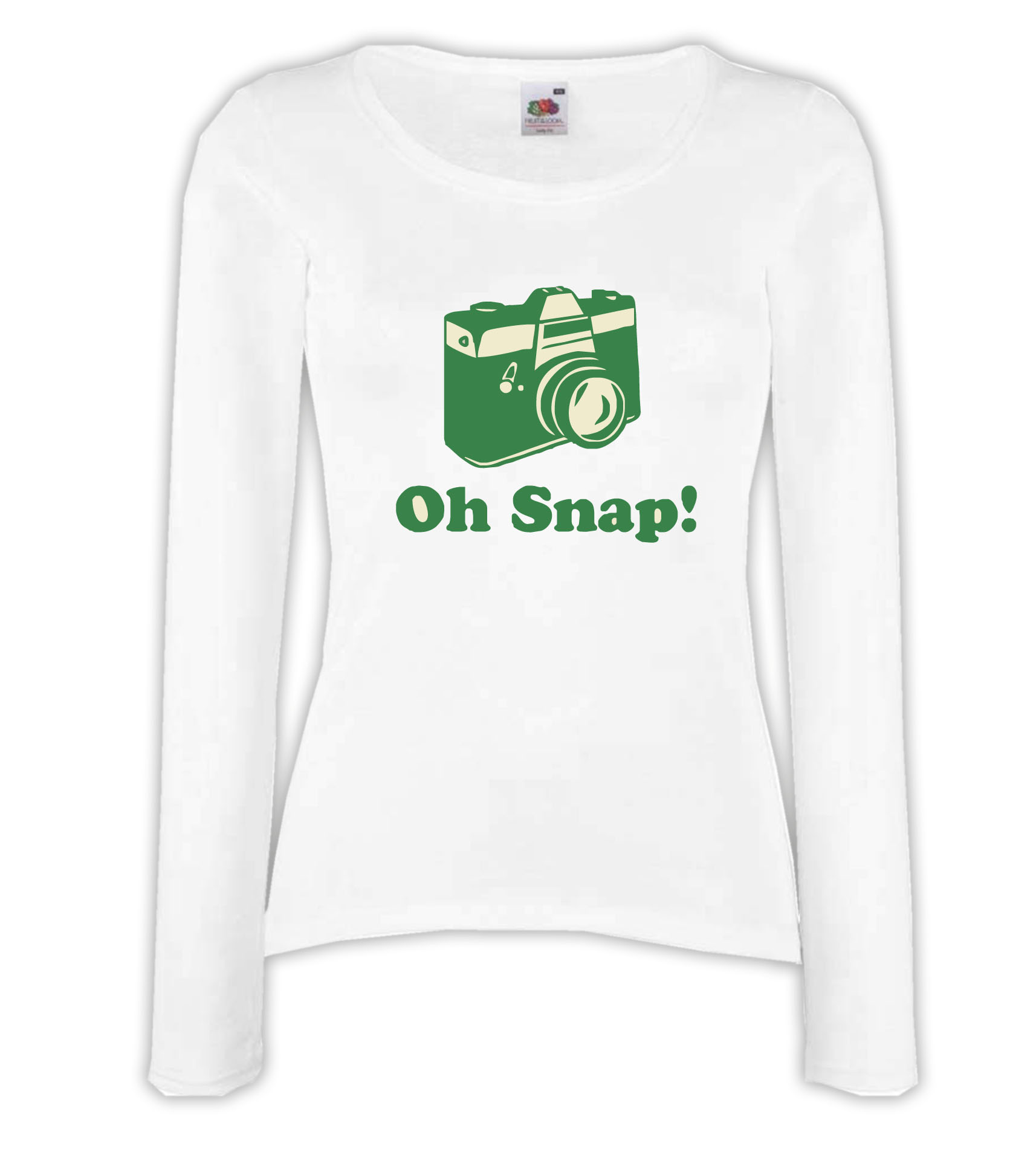 T-shirt manica lunga donna - J124 Oh Snap! Scatto Macchina Fotografica Foto retrò 1 T-shirt manica lunga donna - J124 Oh Snap! Scatto Macchina Fotografica Foto retrò