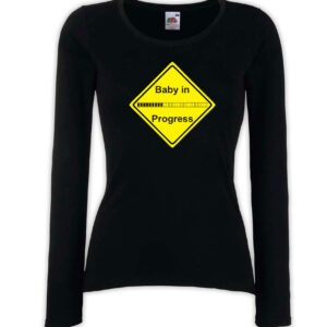 T-shirt manica lunga Donna - J145 Baby in Progress