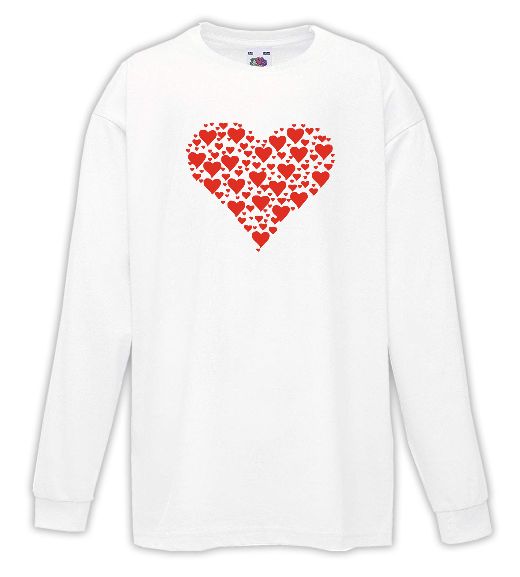 T-shirt manica lunga bambino- J147 Cuore Heart Amore Love San Valentino 1 T-shirt manica lunga bambino- J147 Cuore Heart Amore Love San Valentino