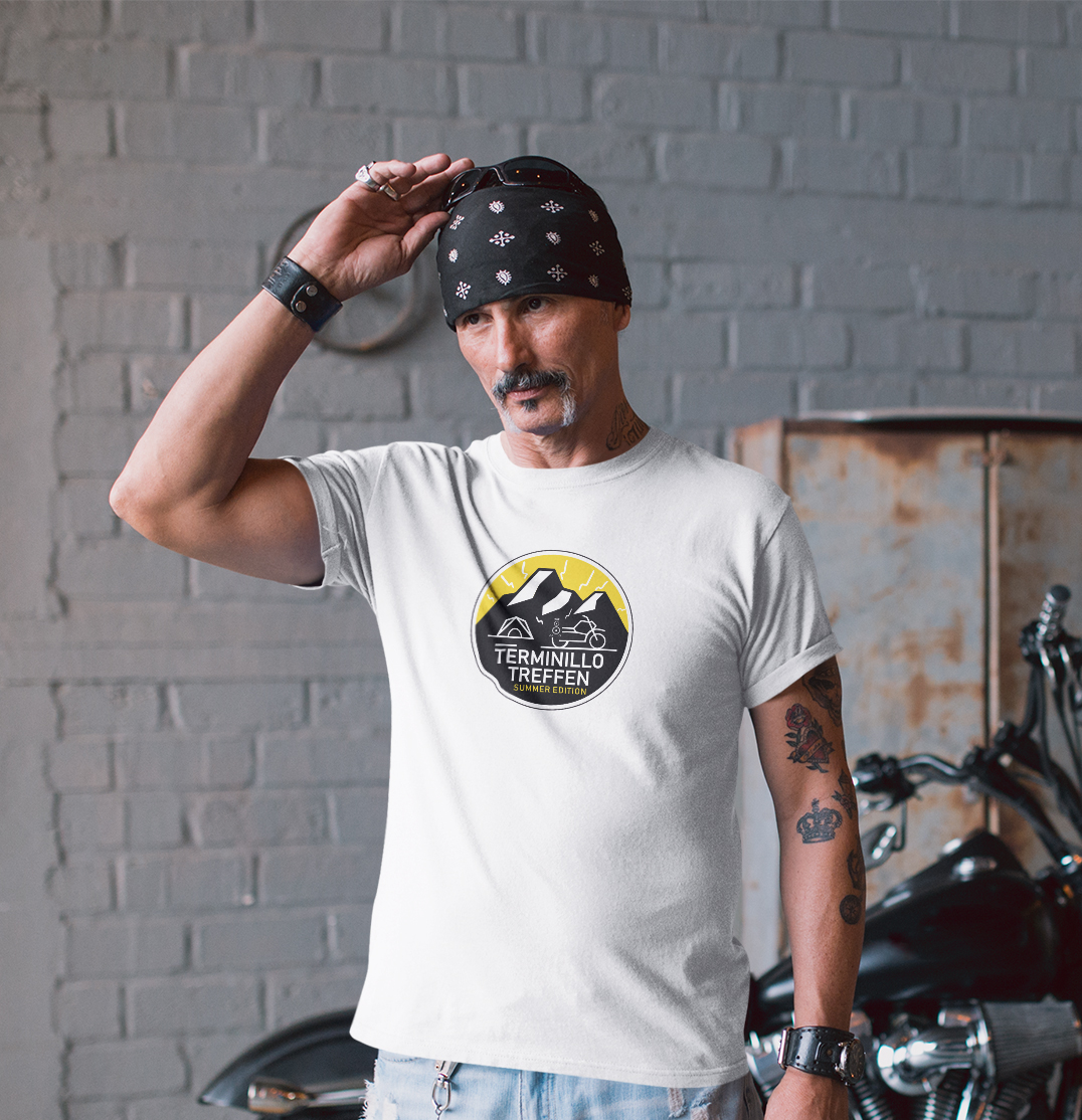 T-shirt Uomo - Terminillo Treffen SUMMER EDITION - Bianca 1 T-shirt Uomo - Terminillo Treffen SUMMER EDITION - Bianca