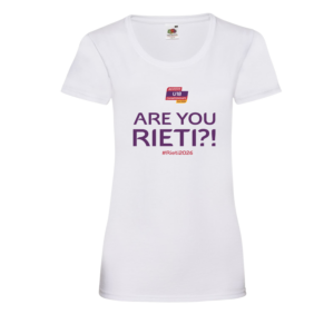 T-shirt Donna - European Athletics U18 Rieti 2026