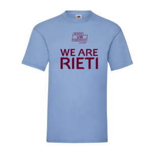 T-shirt ufficiale We Are Rieti – European Athletics U18 Championships Rieti 2026