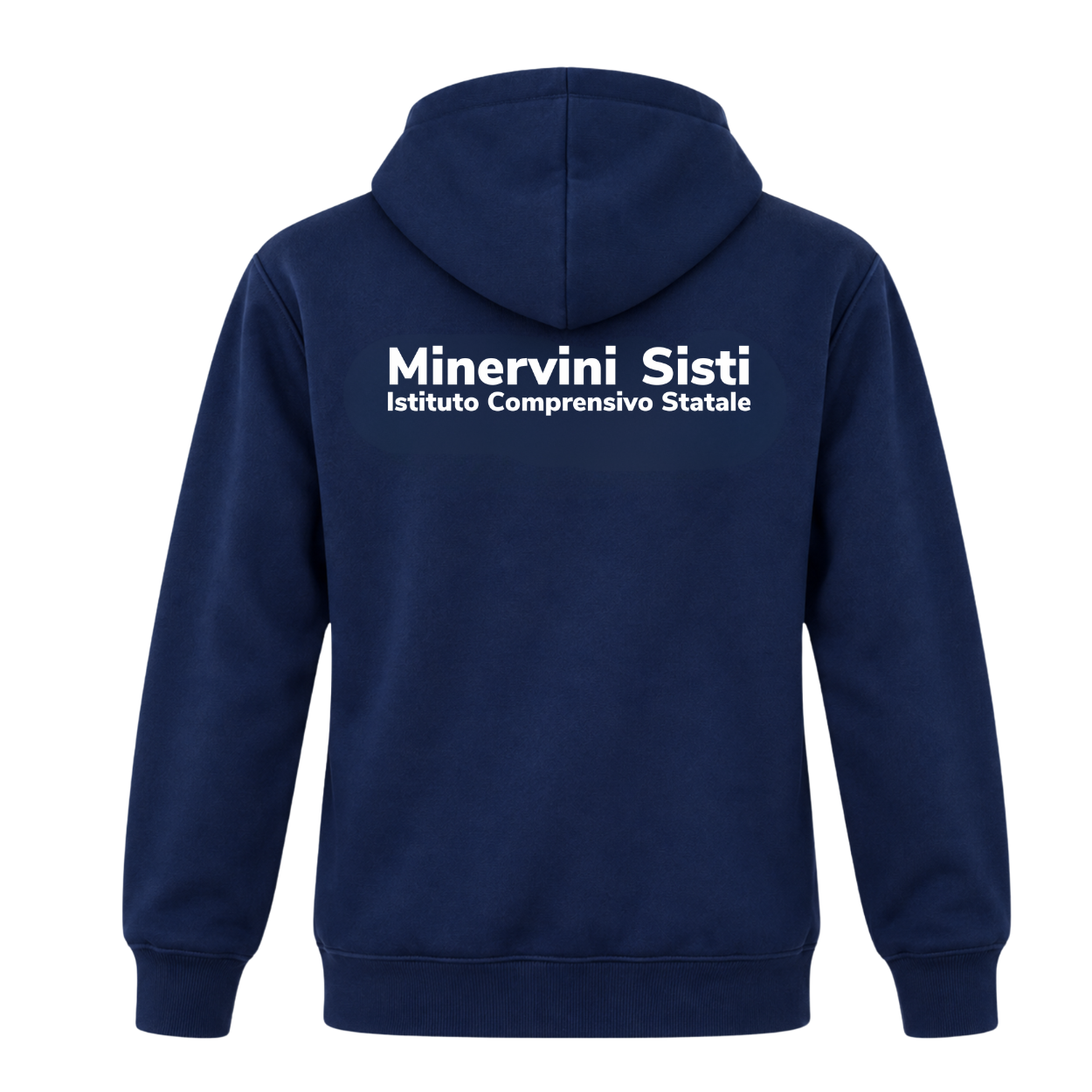 Felpa con cappuccio e zip Istituto Comprensivo Statale “Minervini-Sisti” 2026/2027 – K333M 2 Felpa con cappuccio e zip Istituto Comprensivo Statale “Minervini-Sisti” 2026/2027 – K333M - immagine 2