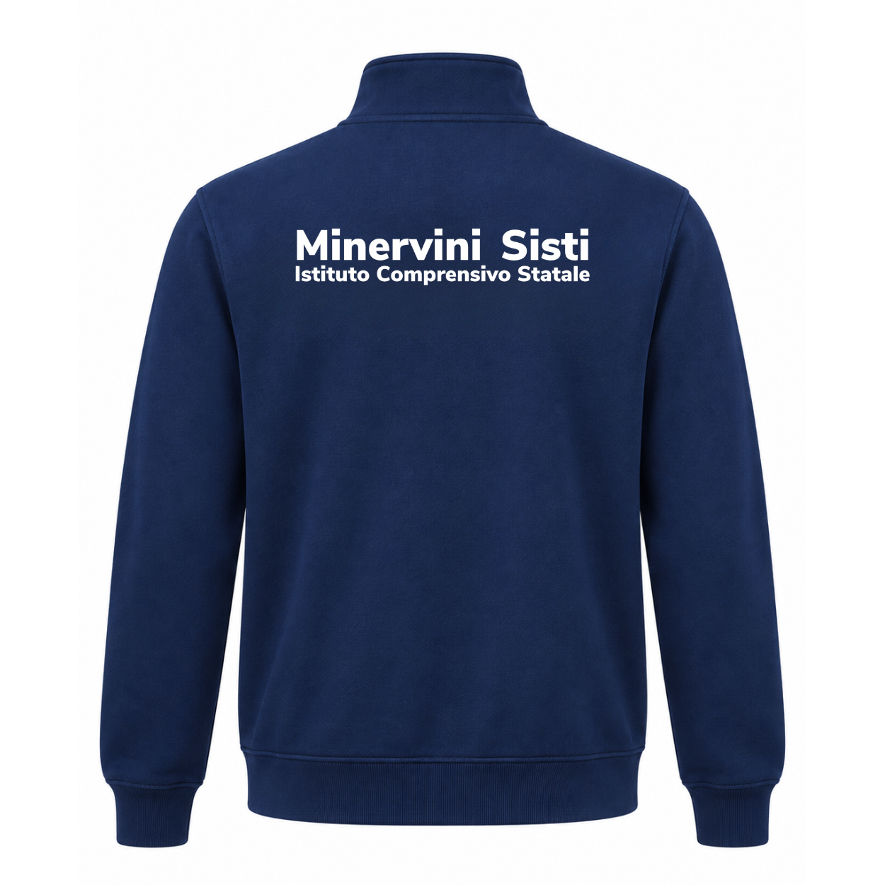 Felpa con zip intera Bambino Istituto Comprensivo Statale “Minervini-Sisti” 2026/2027 – K334 2 Felpa con zip intera Bambino Istituto Comprensivo Statale “Minervini-Sisti” 2026/2027 – K334 - immagine 2