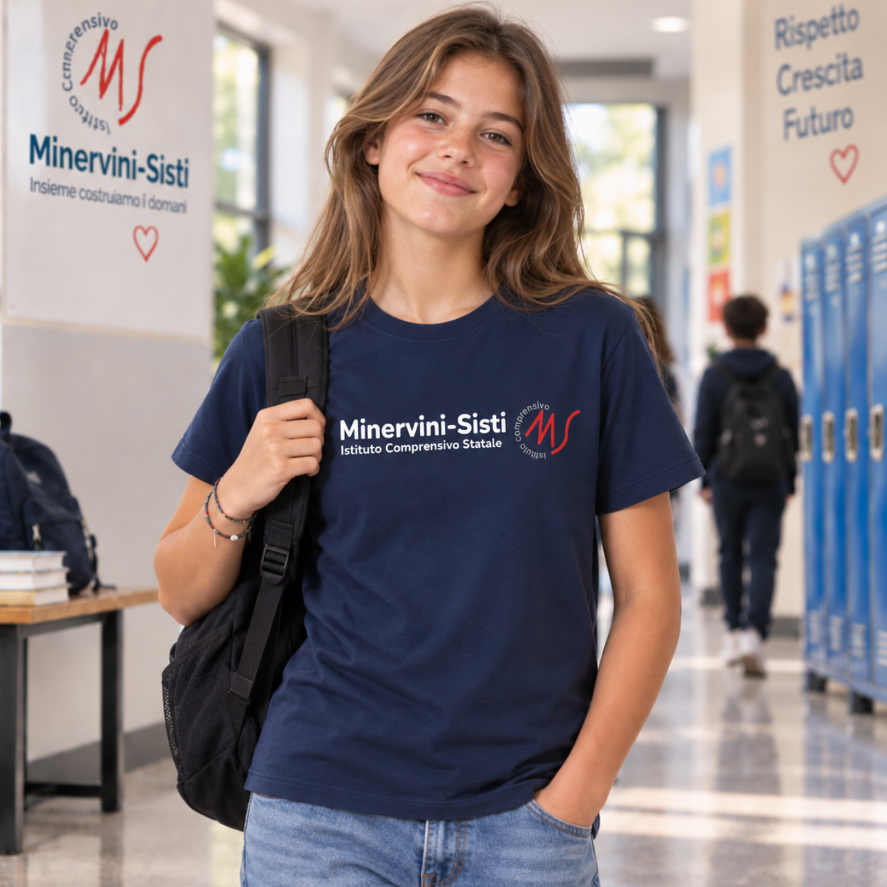 T-shirt manica corta Bambino Istituto Comprensivo Statale “Minervini-Sisti” 2026/2027 – K010 3 T-shirt manica corta Bambino Istituto Comprensivo Statale “Minervini-Sisti” 2026/2027 – K010 - immagine 3